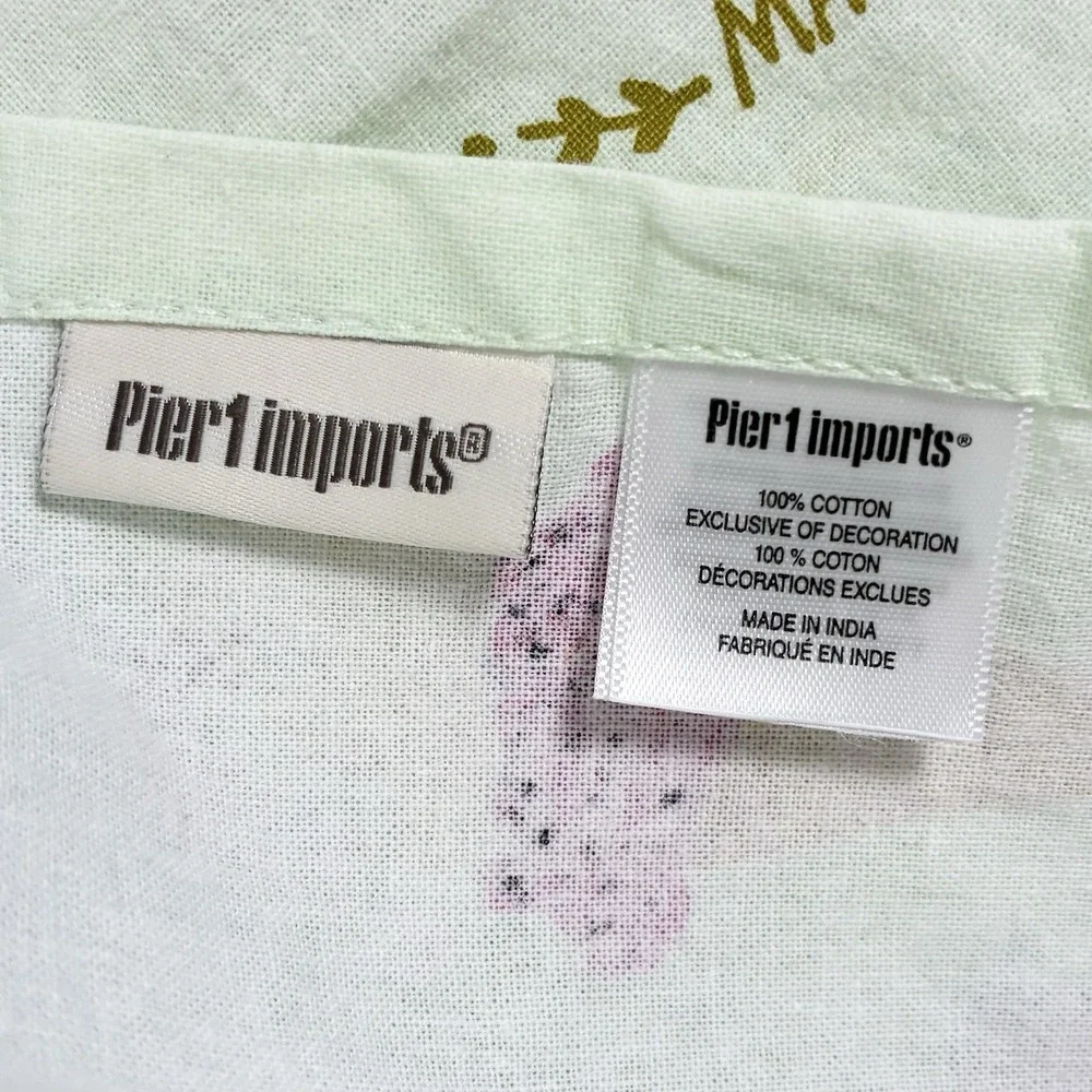 Pier 1 Imports 100% Cotton Colorful Sweet Treats Summer Kitchen Tea Towel